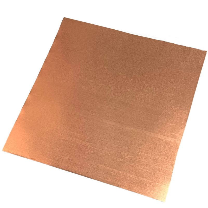 Copper Thin Foil Roll Sheet 1mm x 200mm x 200mm, 99.99% Pure Cu Copper Metal Foil Sheet 1Pcs for Crafts Crafting Thickness: 1mm Width: 200mm L: 200mm