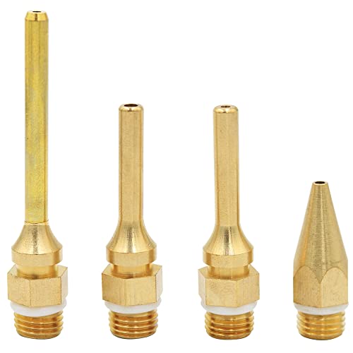 Eyech 4 Pack Interchangeable Hot Glue Gun Nozzles - Assortment Set for Craft & Repair - 2.0x70mm, 2.0x50mm, 2.0x34mm, 3.0x50mm