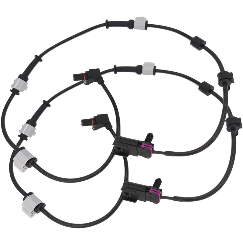ABS Wheel Speed Sensor Front for 4.2L L6 5.3L 6.0L V8 Chevy 2002 2003 2004 2005 2006 2007 2008 2009 Trailblazer EXT SSR, GMC Envoy XL XUV, Buick Rainier, Saab 9-7x, Oldsmobile Bravada Left/Right 2 Pcs