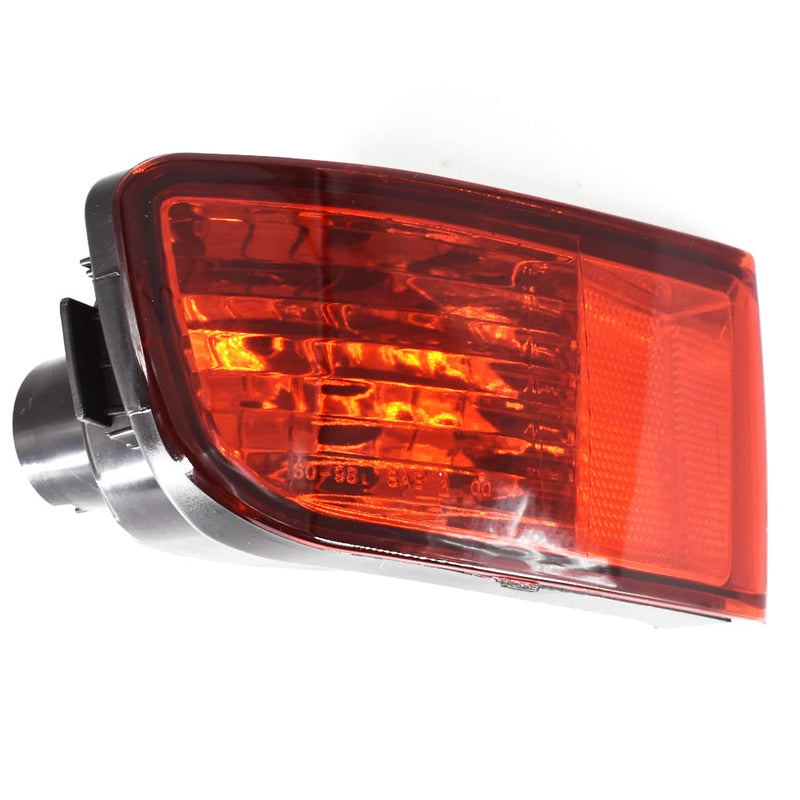  [AUSTRALIA] - Rear Bumper Reflector Tail Light Fits for 2003-2005 Toyota 4Runner 2002-2009 Toyota Land Cruiser Prado 120 (Driver Side) Driver Side