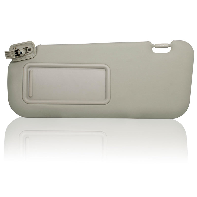 NHILES Left Driver Side Sun Visor Compatible with Mazda 3 2010 2011 2012 2013 BBM2-69-320C-75 BBM3-69-320C-75 Beige left driver without lights