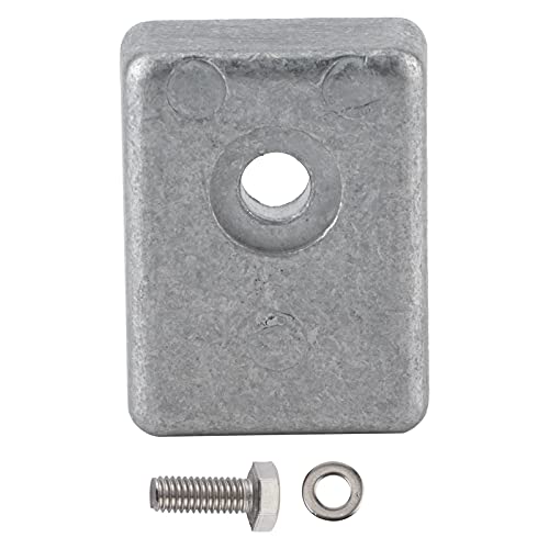 Aramox Outboard Anode, Boat Zinc Anode Fit for Outboard Motor 55320‑95311 55320‑95310 55321‑93J00 55321‑93J01DF25-DF300