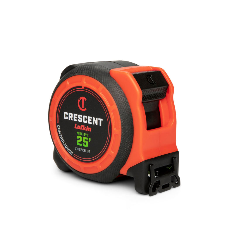 Lufkin 1-3/16 x 25' Command Control Series Black Clad Tape Measure - L1025CB-02 7.6 m
