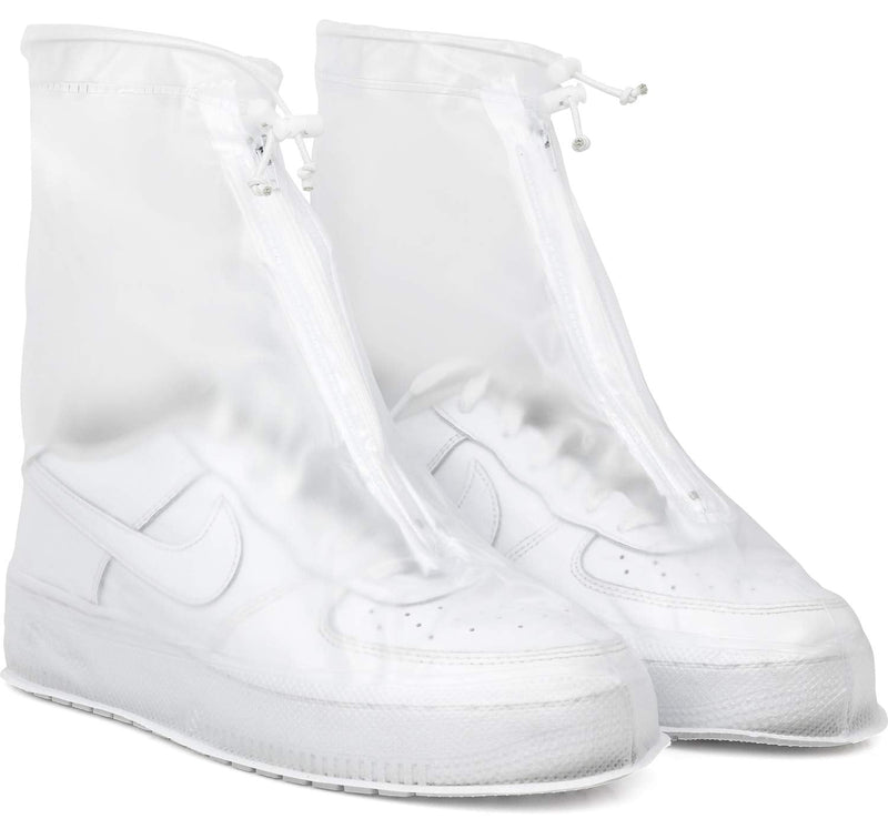 Rain Shoe Covers | Waterproof Shoe Covers for Men Women | Reusable Galoshes Overshoes Clear X-Large