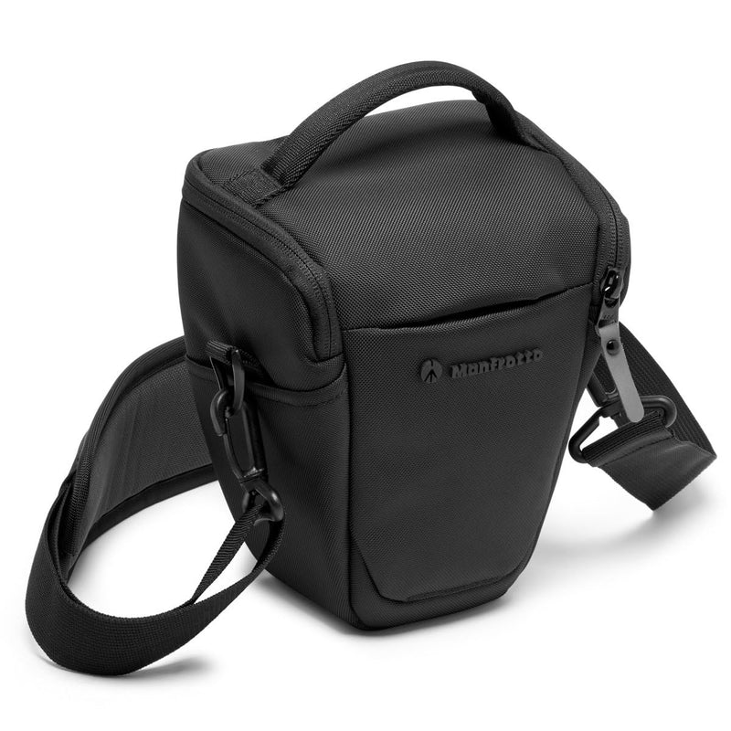 Manfrotto Advanced Holster S III, Case for Mirrorless Camera with Lens, Camera Bag with Tripod Mount and Rain Cover, Photography Accessories Small