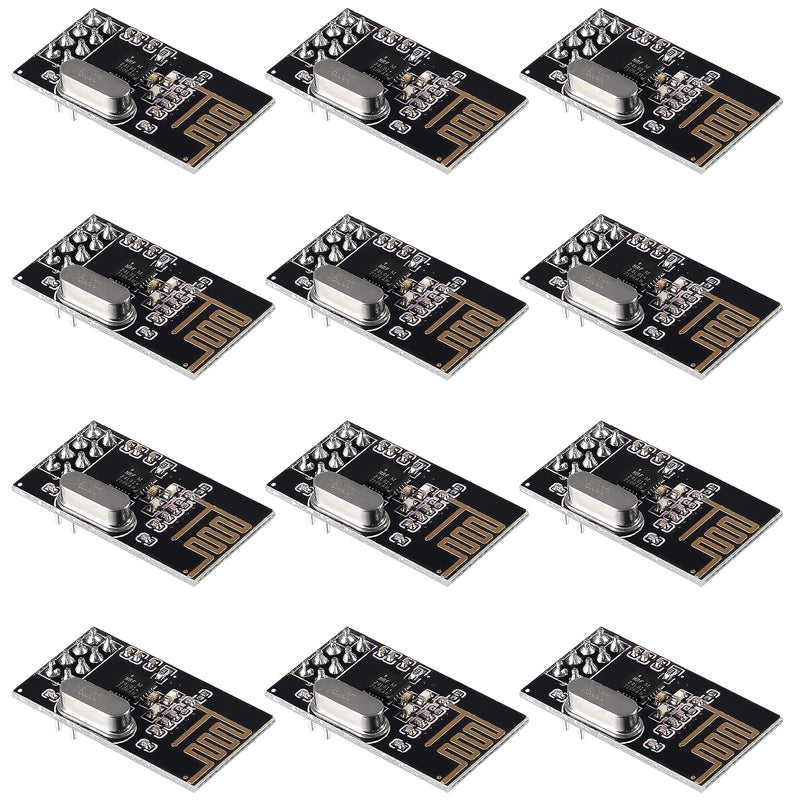 Alinan 12pcs NRF24L01+ 2.4GHz Wireless RF Transceiver Module Wireless Data Transmission Module