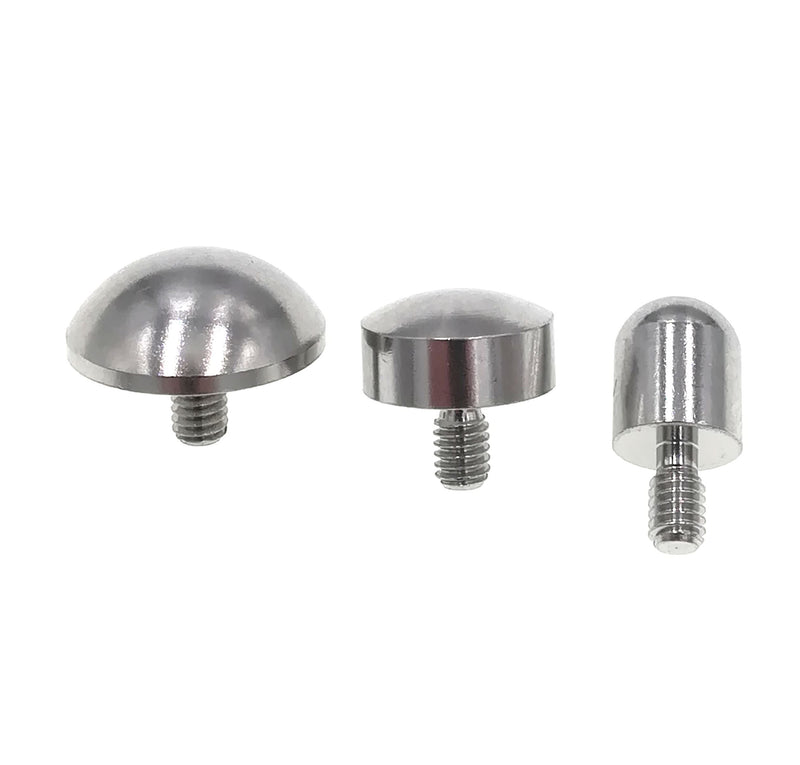 SUXING Spherical Point Contact Point for Dial Digital Indicator Depth Gauge Tip 4-48 UNF Thread Shank (A Set) A Set