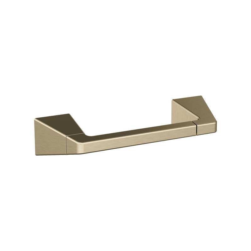 Amerock BH36001BBZ | Golden Champagne Pivoting Double Post Toilet Paper Holder | 9-5/16 in. (237 mm) Toilet Tissue Holder | Blackrock | Bath Tissue Holder | Bathroom Hardware | Bath Accessories