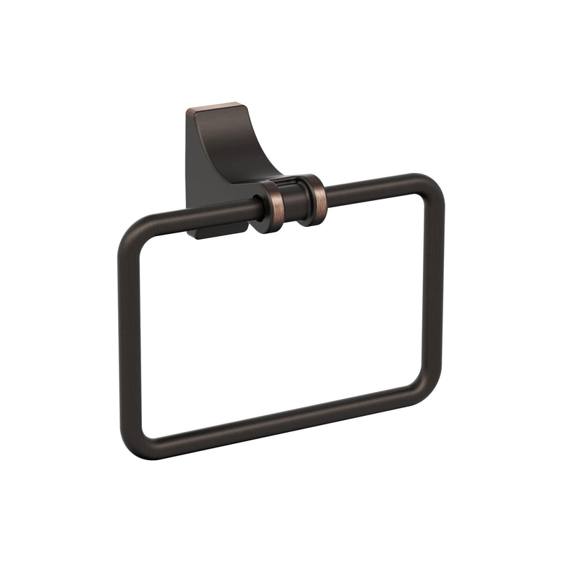 Amerock Oil Rubbed Bronze Towel Ring - 5-1/4 in Length - Bath & Kitchen Towel Holder 1-Piece