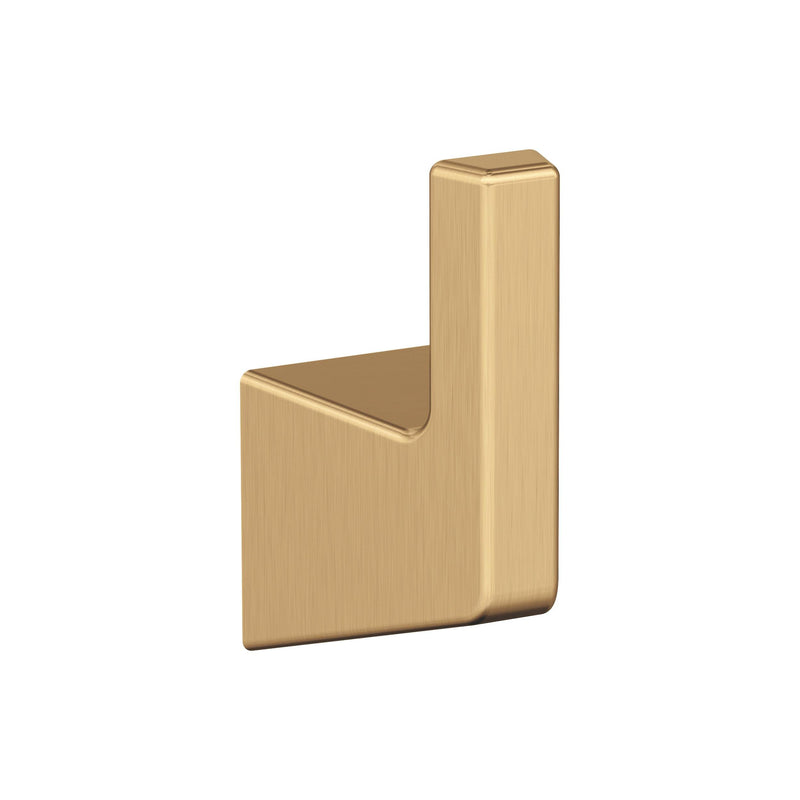 Amerock BH36000CZ | Champagne Bronze Single Robe Hook | 3-9/16 inch (90 mm) Length Towel Holder | Blackrock | Towel Hook for Bathroom | Bathroom Hardware | Bath Accessories