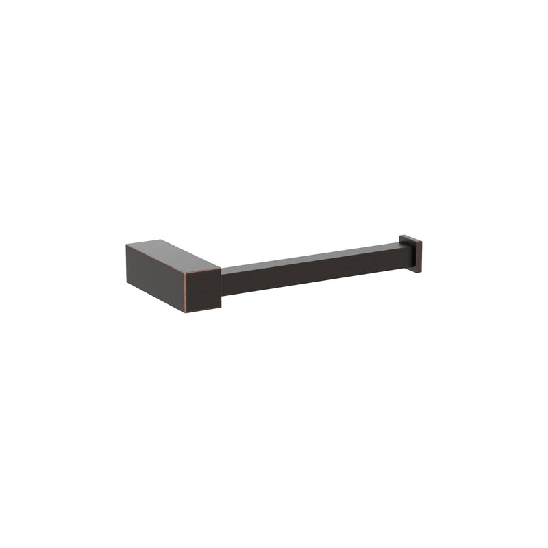 Amerock BH36081ORB | Oil Rubbed Bronze Single Post Toilet Paper Holder | 5-7/8 inch (149 mm) Length Toilet Tissue Holder | Monument | Bath Tissue Holder | Bathroom Hardware | Bath Accessories