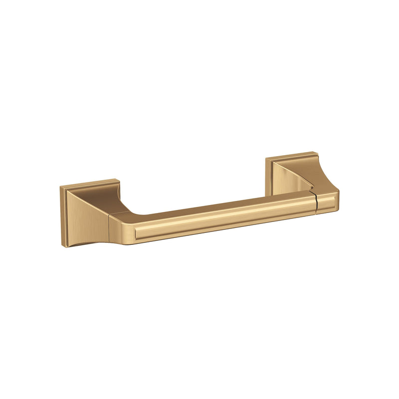 Amerock BH36021CZ | Champagne Bronze Pivoting Double Post Toilet Paper Holder | 7 inch (178 mm) Center to Center | Mulholland | Bath Tissue Holder | Bathroom Hardware | Bath Accessories