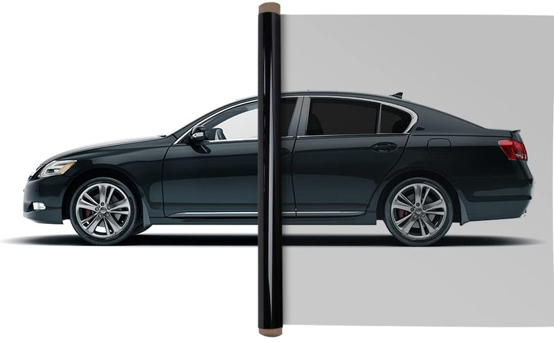 TRUE LINE Automotive Nano Ceramic Window Tint Film Roll 99% UV Rejection IRR80 (5% 38'' Wide 10' Long) 5% 38'' Wide 10' Long