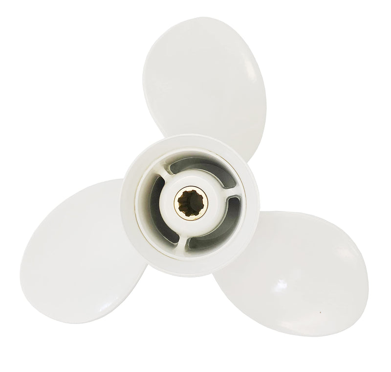 Yamaha Propeller for Outboard Motor 9.9HP 15HP 20HP/ Boat Outboard Propeller 9 1/4x9-J for Yamaha Engine 8 Tooth 63V-45945-00-EL 9.25x9