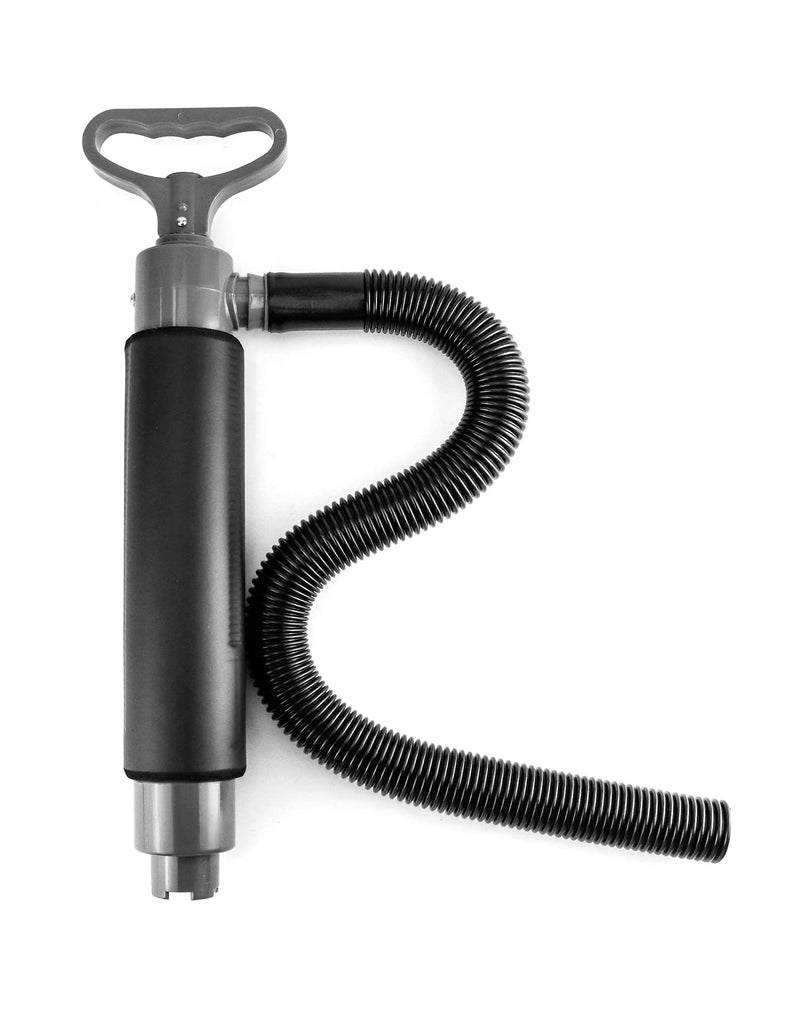 QWORK Bilge Pump with Reversible Hose, Manual Bilge Pump, Hand Water Pump, Portable Kayak Hand Water Pumps with Reversible Hose, for Emergency Dewatering On Small Boat, Canoe or Dinghy, 15.5"