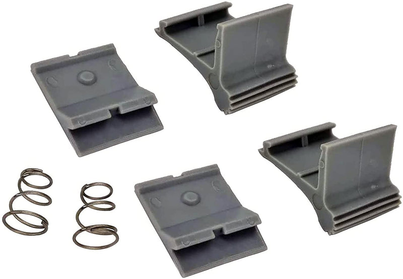 830472P002 RV Slider Catch Kit - Replacement for A&E Awning Models 8000/8500/9000 | Gray | Includes 2 Latches & 2 Springs | Low-Friction, Durable Camper Trailer Awning Repair Parts