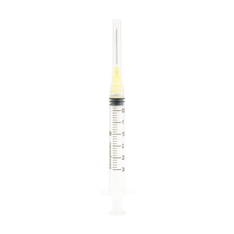 3ML Luer Lock with 21Ga 1.5 Inch (Pack of 100) 3cc syringe 21G x 1