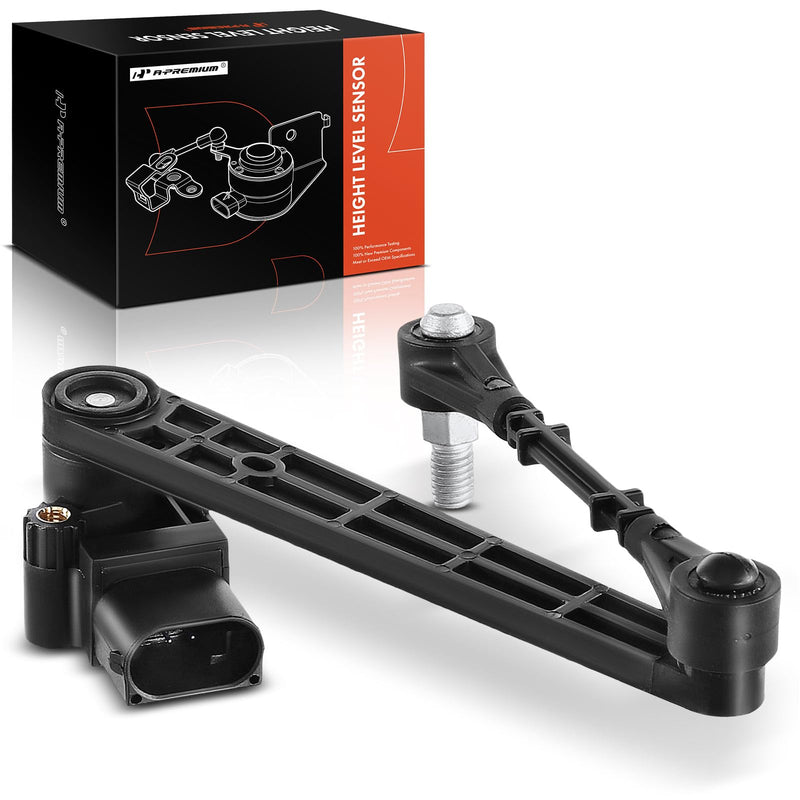A-Premium Ride Height Level Sensor Compatible with Land Rover L322 Series Range Rover, 2010 2011 2012, V8 5.0L, Rear Left or Right, Replace# LR023653, AH425A955AD