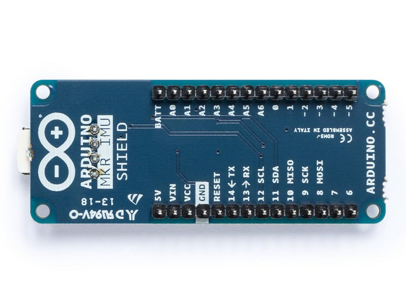 Arduino MKR IMU Shield [ASX00002] - Advanced 9-Axis Absolute Orientation Sensor Based on BNO055 from Bosch for Arduino MKR Family - 3D Acceleration, Gyroscope, and Magnetic Field Measurement