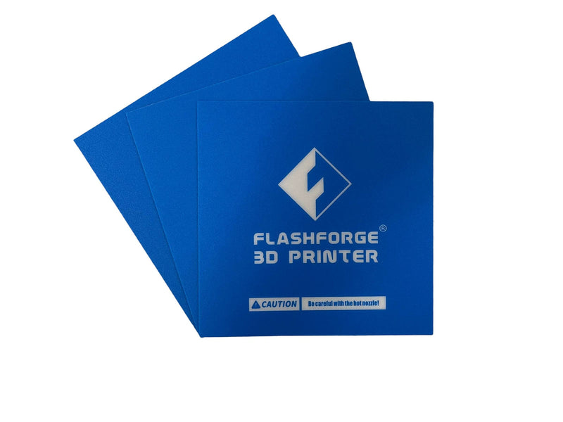 Blue Heated Bed Print Sticker for Build Plate Flashforge Finder 3D Printer 157 x 157mm (3) 3