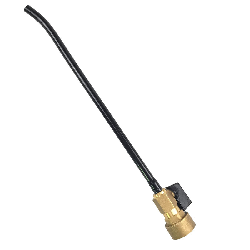 Copper RV Water Heater Tank Rinser Flusher | Remove Sediment from the Bottom of RV Water Heater | Copper Handle and Black Cleaning Wand with Bending Tip