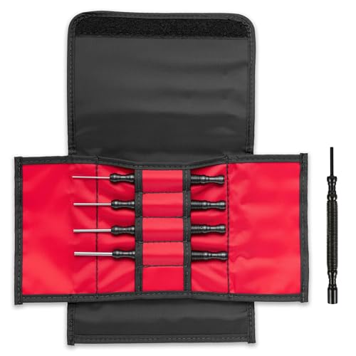 HIT Tool - Spring Punch Pin Set - Four Tip Sizes - Steel