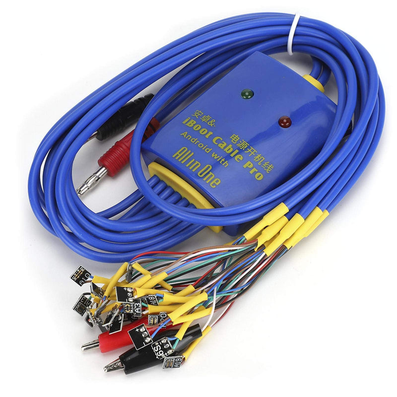 Multipurpose Phone Power Test Cable, Smart DC Power Supply Boot Control Line Cable, Current Test Cable Motherboard Repair Testing Tool for Phone