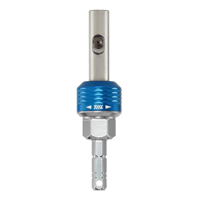 711L Inline Ratchet Driver HEX- Compatible with Standard 1/4 inch Interchangeable Screwdrivers and 14mm Socket - For High Torque Heavy Duty Use