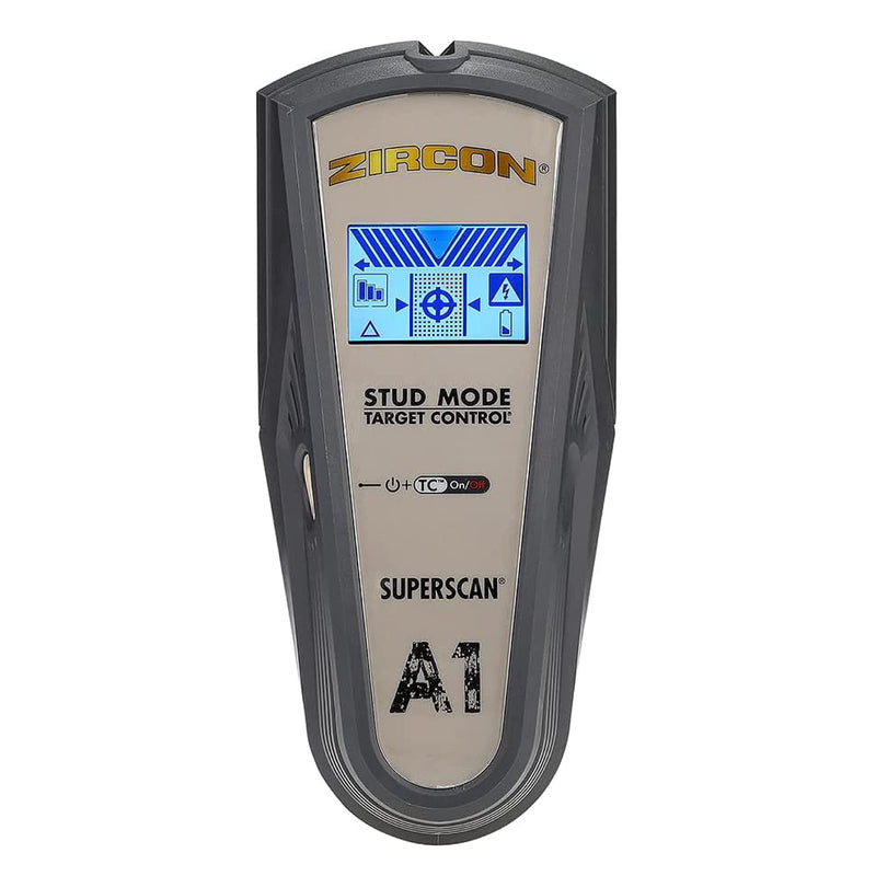 Zircon SuperScan A1 Advanced Stud Finder with Target Control and StudScan Mode