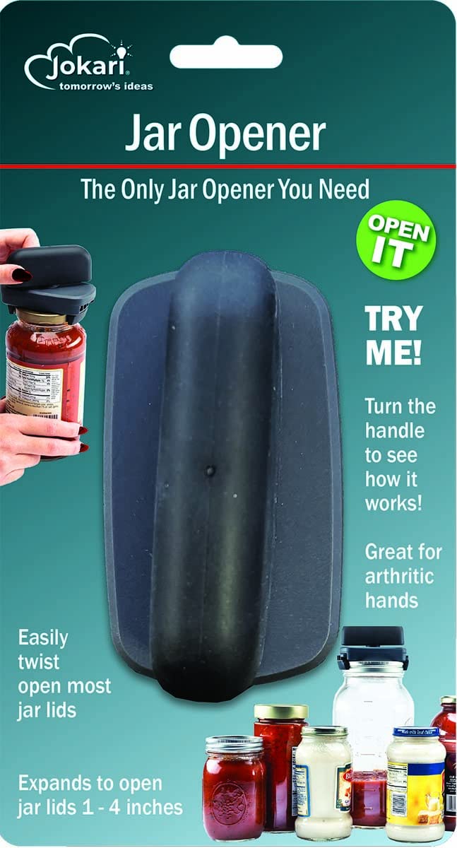Jokari Easy Grip Adjustable Jar Opener to Open Jars with Lids of Virtually Any Size. Perfect Kitchen Gadget Accessory So Anyone With Arthritis, Weak Grip Strength or Sore Hands Can Twist Tops Easily 2