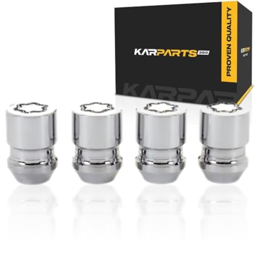 McGard Wheel Lock Nut Set for Honda Accord/Civic 1990-2020 | 4 Pack | Cone Seat | M12 x 1.5 | 19mm & 21mm Dual Hex | 1.28 in. Length | Chrome