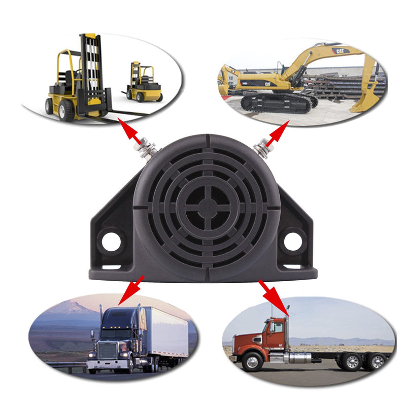 FARBIN Truck Back-up Alarm 105dB 12V/48V Car Reverse Horn BIBI Buzzer Warning Alarm Siren Waterproof Industrial Heavy-Duty Backup Warning (Circular Alarm reversing Horn) Circular Alarm reversing Horn