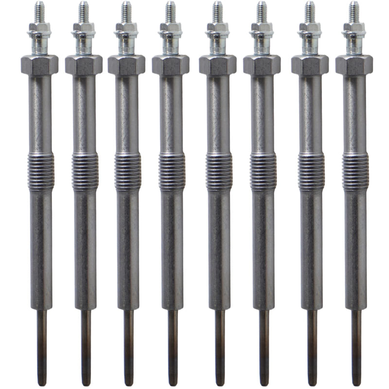 8PCS Glow Plugs 9G Replace 12639701 97364968 Compatible with Chevy GMC Duramax 6.6 Diesel for Silverado Sierra Savana Express 06-16 2006 2007 2008 2009 2010 2011 2012 2013 2014 2015 2016