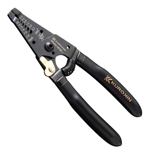 Fujiya PP323A-165-BG Wire Stripper A Type, 6.5 inches (165 mm), Black Gold, Spring Included