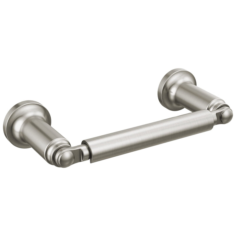 Delta Saylor (1-Pack) Toilet Paper Holder Stainless Steel Tissue Roll Holder for Bathroom Organization and Storage Pivoting Toilet Tissue Holder Wall Bathroom Accessories 73550-SS