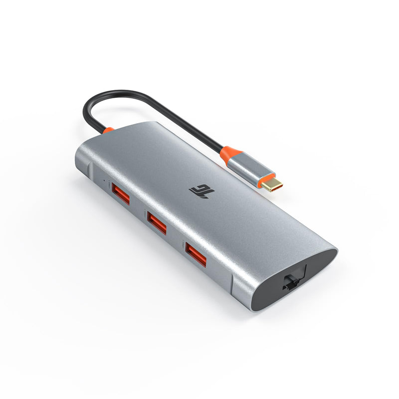 Tiergrade USB C Hub, USB C Adapter to 3 USB 3.1 and 1Gbps Ethernet, USB 3.1 Hub with 10Gbps SuperSpeed for MacBook Pro/Air, iMac, iPad Pro, Dell, Chromebook and More Type C Devices