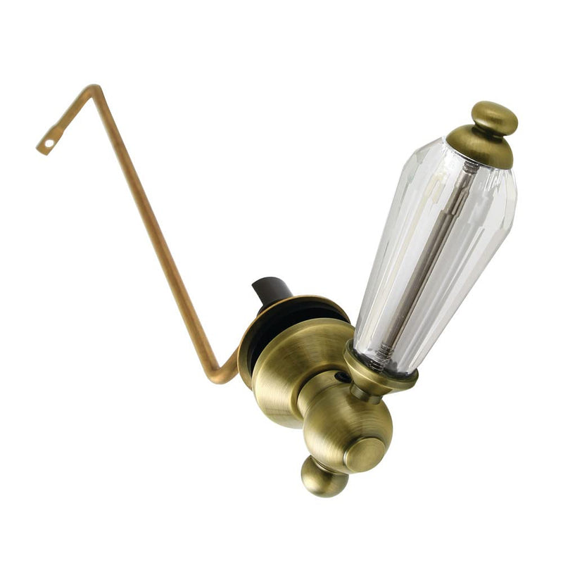 Kingston Brass KTWLLS3 Wilshire Side Mount Toilet Tank Lever, Left/Right Installation in Antique Brass 9.38 x 3.63 x 1.69