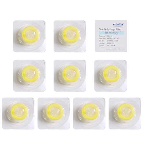 Sterile Syringe Filter, PES, 0.2μm 13mm, Individually Packed, 10 Pack