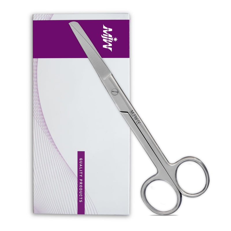 MJW Dressing Scissor, Silver, Stainless Steel, 15.5 cm, Professional Medical Scissors and Shears