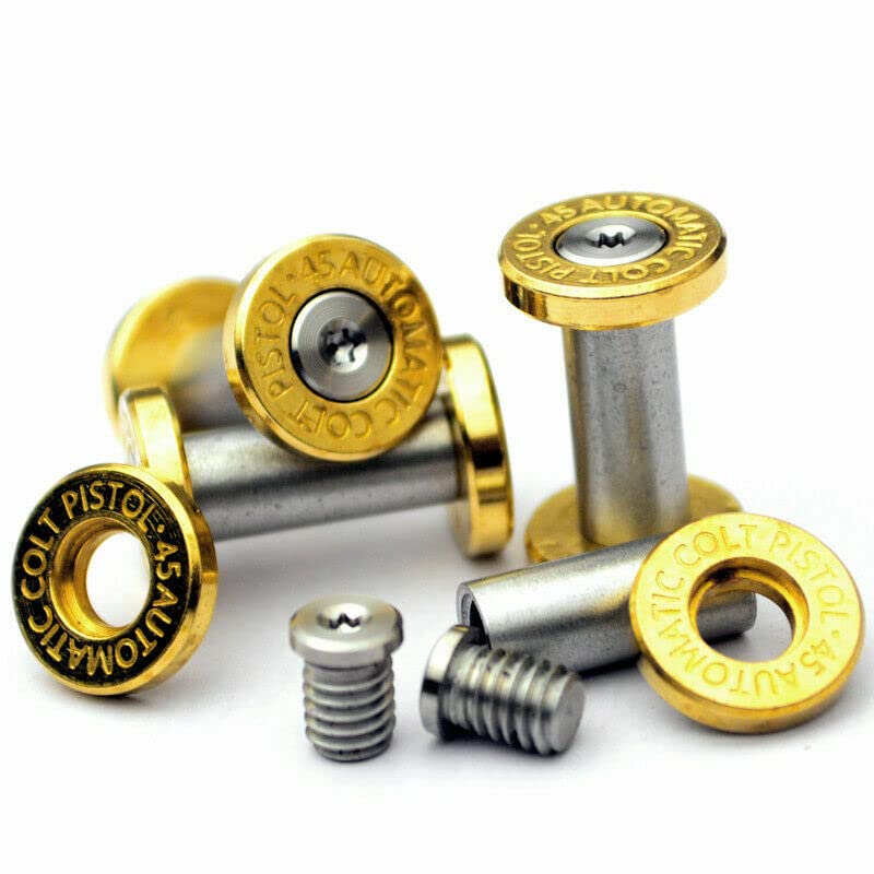 10PCS Handle Screws Nuts Knife Handle Steel Rivets DIY Knife Pins Bolts Rivets (1) 1