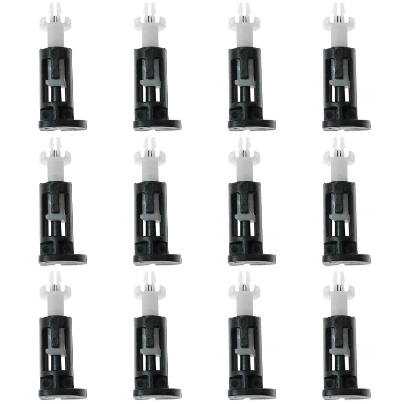 Heatsink CPU Pin 12PCS Mounting Plastic Pins Push Screw for Intel LGA Socket 775 CPU Cooler Heat Sink Fans