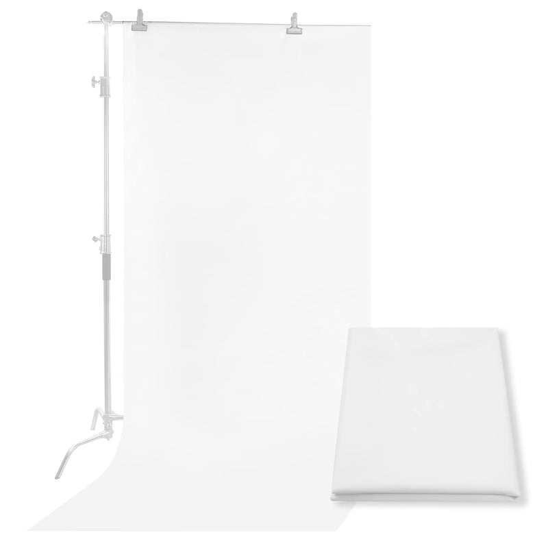 Meking Diffusion Fabric Light Silk White Seamless Nylon 4.3 x 1.8 Yard /4 x 1.7M Foldable Diffusion Sheet for Light Tent, Strobe Light, Lighting Light Modifier and Other Photographic Equipment 4 Yard x 67 Inch