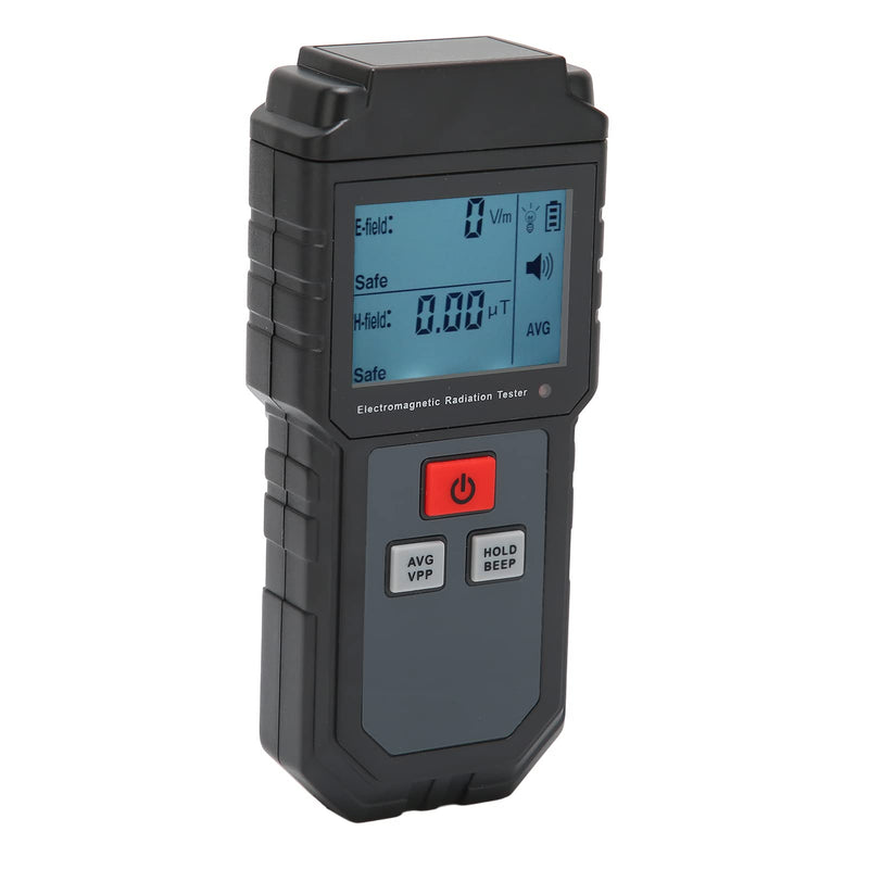 Hozee Geiger Counter, Nuclear Radiation Detector, Electromagnetic Field Personal Radioactive Portable Dosimeter, EMF Meter with LCD Display for Home 1V/M‑1999V/M
