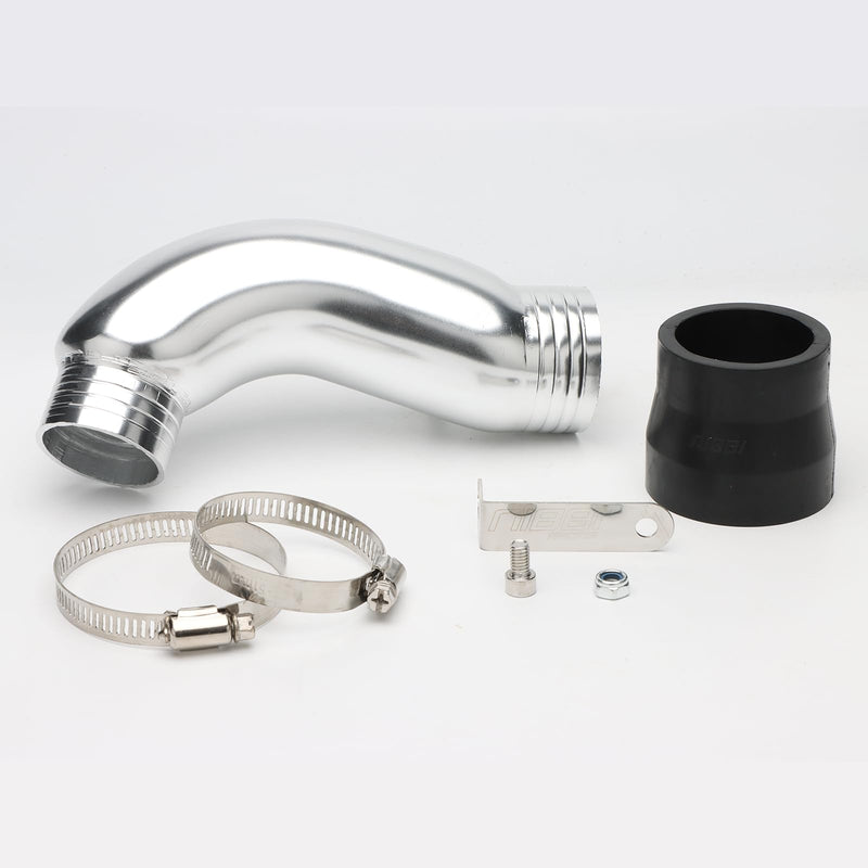 NIBBI Air Filter Intake Curve Pipe,High Performance Air Intake Elbow, Cold Air Intake Fit for GY6 Engine Aluminum
