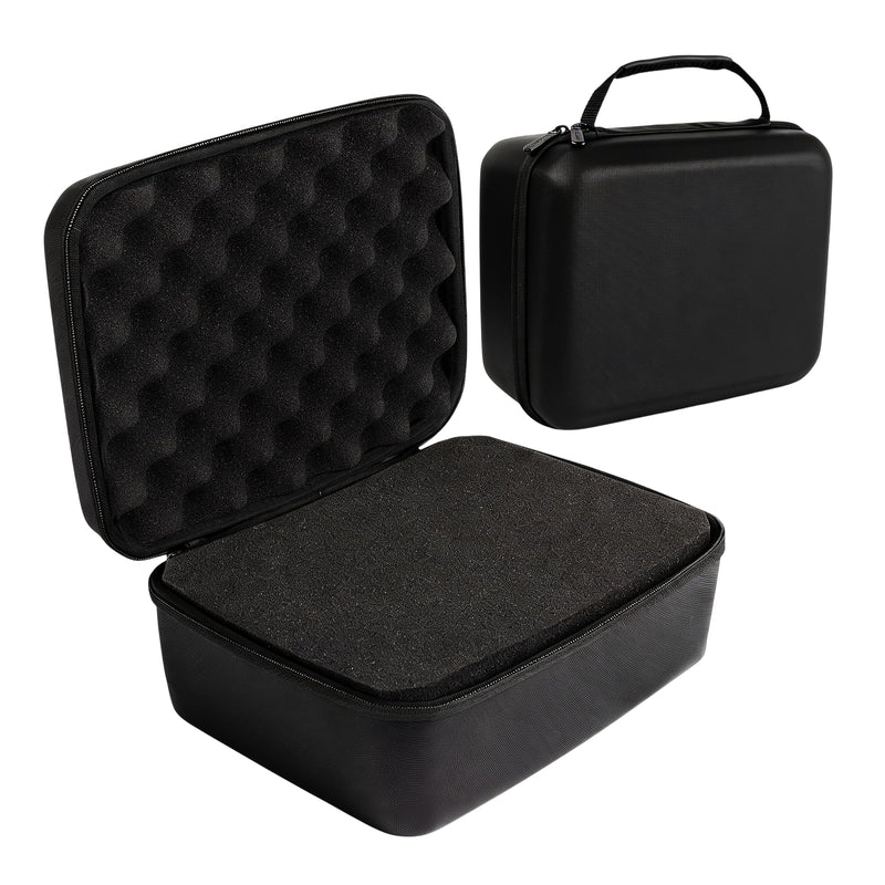 caseling 11x9x5.5 Hard Case with 3-Layer Customizable Pick-and-Pluck Foam | 3 pre-scored foam layers, TSA compliant travel case, rigid EVA shell, electronics and tech gear case, smooth zippers 11" x 9" x 5.5"