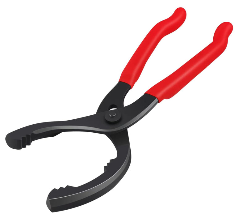 Oil Filter Wrench (L:12", Jaw Capacity: 60mm to 102mm), Automotive Oil Filter Removal Tool for Oil Change, Adjustable Fuel Filter Wrench Plier (1 Set) 12"15°Bent