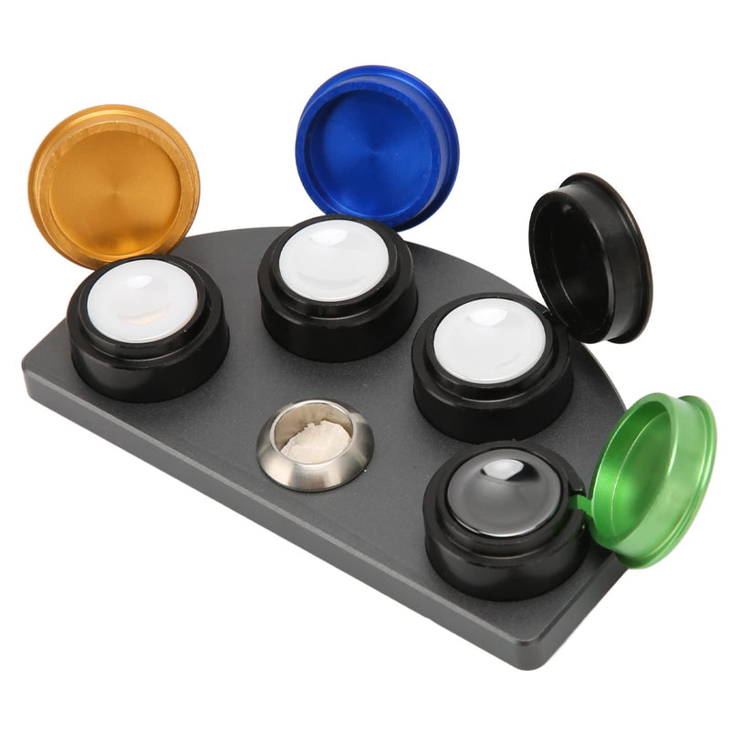 Oil Cup Stand Watch Grease Cup Holders, 4 Dish Watch Oil Cup Stand For Watch Repair Watchmakers Oil Grease Cup Holders Proof Wear Watch Repairing Accessory