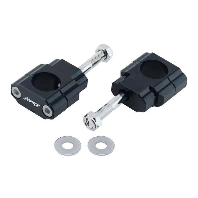 Universal Dirt Bike Handlebar Mounts- Motorcycle Handlebar Riser Mounting Kit 1-1/8" Black