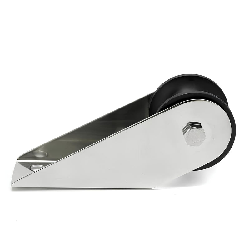 Bow Boat Anchor Roller 160mm Boat Stainless Steel Bow Anchor Roller Rubber Lift Roller for Yacht Fishing Boat