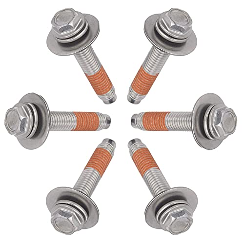 [4011FA4353E Bolt OEM Mania] 4011FA4353E 6-Pack New OEM Produced for LG Washer Common Bolt (Spider Bolt) Replacement Part 1555488 AH3522806 EA3522806 PS3522806 6EA